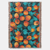 Garden van abrikozen 2 deken (Voorkant Verticaal)