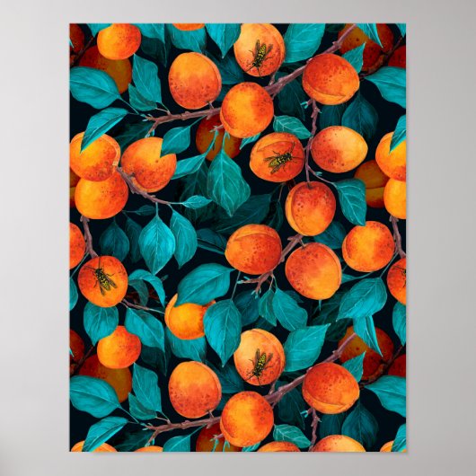 Garden van abrikozen 2 poster (Voorkant)