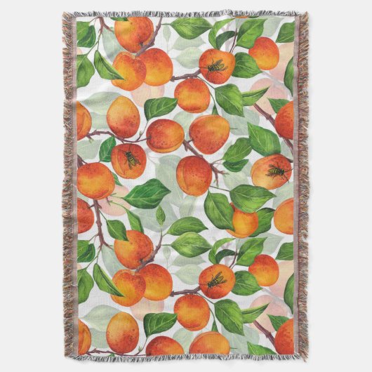 Garden van abrikozen 3 deken (Voorkant Verticaal)