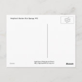 Garden van de buren briefkaart (Achterkant)