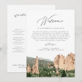 GARDEN VAN DE GODS Welkomsttijdlijn Kaart (Voorkant / Achterkant)