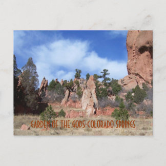 GARDEN VAN DE GOEDEREN-COLORADO SPRINGS-Post-kaart Briefkaart
