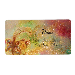 GARDEN VAN DE LAATSTE SCHADEN, geel bruin groen Etiket