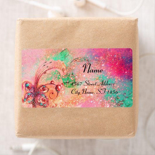 GARDEN VAN DE LAATSTE SCHADEN, roze groen Etiket (Insitu)