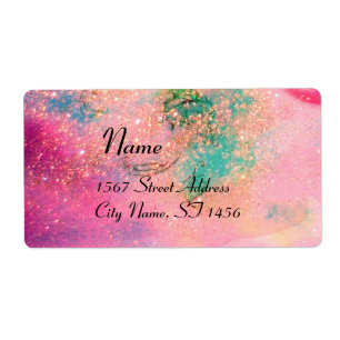 GARDEN VAN DE LAATSTE SCHADEN, roze groen Etiket