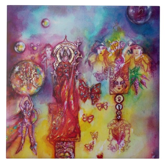 GARDEN VAN DE VERLIESTE SCHADOWS/KEERSEN EN BUTTER TEGELTJE (Voorkant)