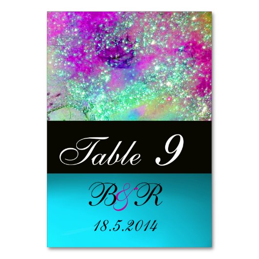 GARDEN VAN DE VERLORENDE Paarse Blauwe KUNSTSTOF Kaart (Achterkant)