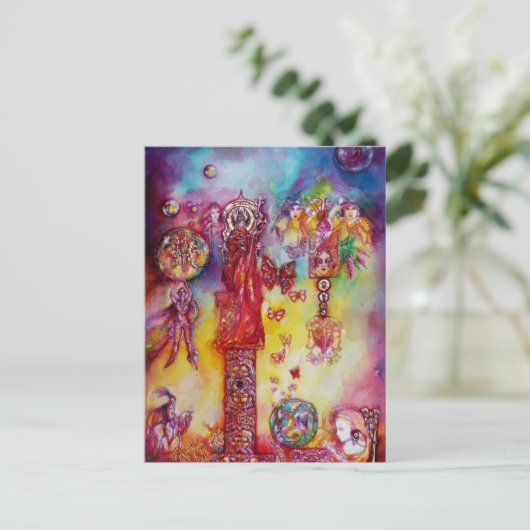 GARDEN VAN DE VERLORENDE SCHADEN BRIEFKAART (Staand voorkant)