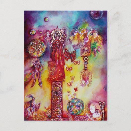 GARDEN VAN DE VERLORENDE SCHADEN BRIEFKAART (Voorkant)