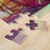 GARDEN VAN DE VERLORENDE SCHADEN, DIE RODE DRAGON  LEGPUZZEL (Zijkant)