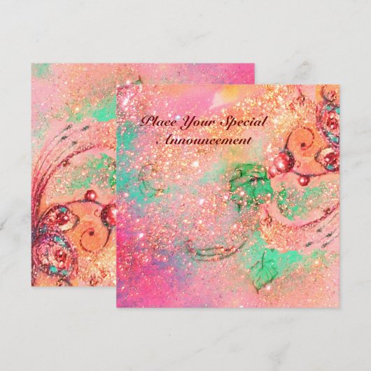 GARDEN VAN DE VERLORENDE SCHADOWS / BUTTERFLY MONO AANKONDIGING (Voorkant / Achterkant)