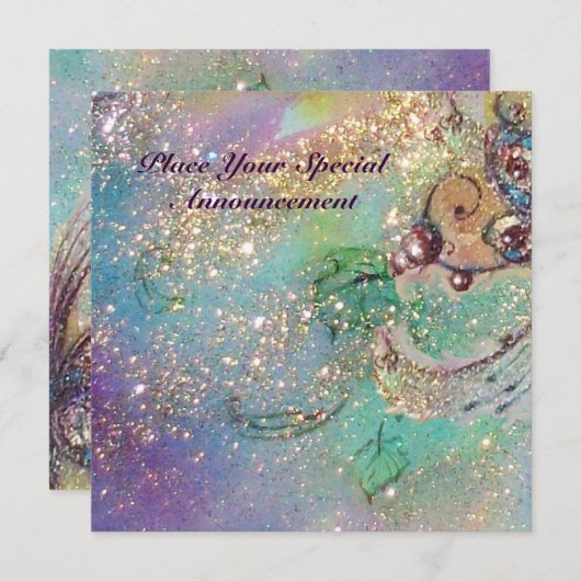 GARDEN VAN DE VERLORENDE SCHADOWS / BUTTERFLY MONO AANKONDIGING (Voorkant / Achterkant)