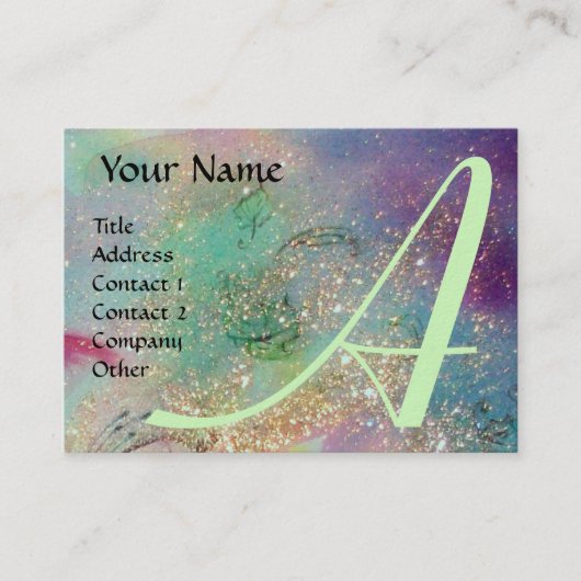 GARDEN VAN DE VERLORENDE SCHADOWS - BUTTERFLY MONO VISITEKAARTJE (Voorkant)