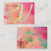 GARDEN VAN DE VERLORENDE SCHADOWS - BUTTERFLY MONO VISITEKAARTJE (Voorkant / Achterkant)