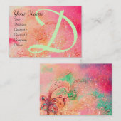 GARDEN VAN DE VERLORENDE SCHADOWS - BUTTERFLY MONO VISITEKAARTJE (Voorkant / Achterkant)