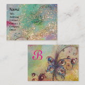 GARDEN VAN DE VERLORENDE SCHADOWS BUTTERFLY MONOGR VISITEKAARTJE (Voorkant / Achterkant)