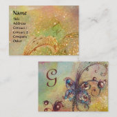 GARDEN VAN DE VERLORENDE SCHADOWS BUTTERFLY MONOGR VISITEKAARTJE (Voorkant / Achterkant)