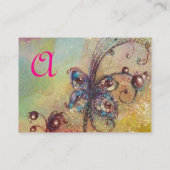 GARDEN VAN DE VERLORENDE SCHADOWS BUTTERFLY MONOGR VISITEKAARTJE (Achterkant)