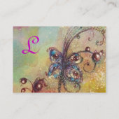 GARDEN VAN DE VERLORENDE SCHADOWS BUTTERFLY MONOGR VISITEKAARTJE (Achterkant)