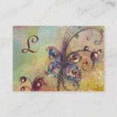GARDEN VAN DE VERLORENDE SCHADOWS BUTTERFLY MONOGR VISITEKAARTJE (Achterkant)