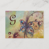 GARDEN VAN DE VERLORENDE SCHADOWS BUTTERFLY MONOGR VISITEKAARTJE (Achterkant)
