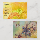 GARDEN VAN DE VERLORENDE SCHADOWS BUTTERFLY MONOGR VISITEKAARTJE (Voorkant / Achterkant)