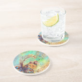 GARDEN VAN DE VERLORENDE SCHADOWS - BUTTERFLY PLAN ZANDSTEEN ONDERZETTER (Zijkant)