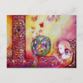 GARDEN VAN DE VERLORENDE SCHADOWS - FAERY EN BUTTE BRIEFKAART (Voorkant)