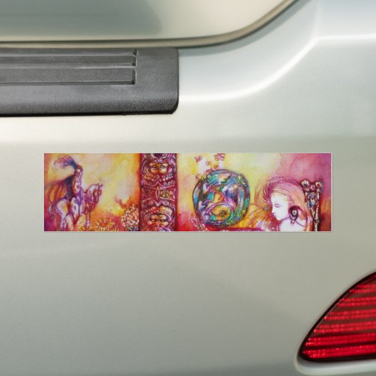 GARDEN VAN DE VERLORENDE SCHADOWS - FAERY EN BUTTE BUMPERSTICKER (Op auto)