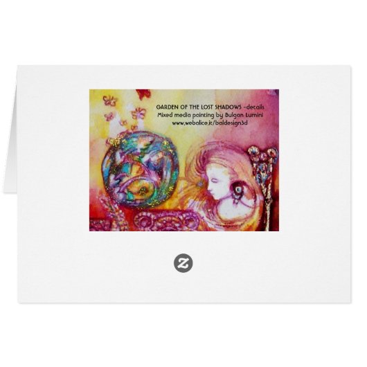 GARDEN VAN DE VERLORENDE SCHADOWS, FAERY EN BUTTER (Achterkant Horizontaal)