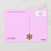 GARDEN VAN DE VERLORENDE SCHADOWS, FAERY EN BUTTER BRIEFKAART (Achterkant)