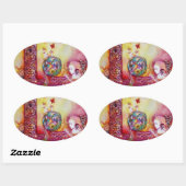 GARDEN VAN DE VERLORENDE SCHADOWS, FAERY EN BUTTER OVALE STICKER (Vel)