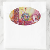 GARDEN VAN DE VERLORENDE SCHADOWS, FAERY EN BUTTER OVALE STICKER (Tas)