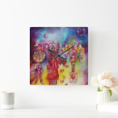 GARDEN VAN DE VERLORENDE SCHADOWS-FAIRIES EN BUTTE VIERKANTE KLOK (Huis)