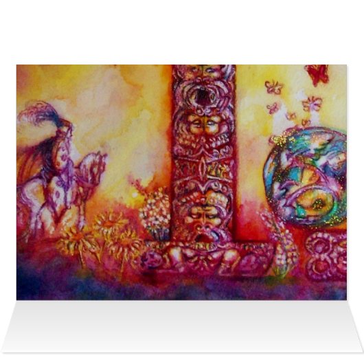 GARDEN VAN DE VERLORENDE SCHADOWS / KNIGHT EN HORS (Binnen Horizontaal (Boven))