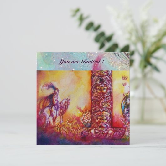 GARDEN VAN DE VERLORENDE SCHADOWS - KNIGHT EN HORS KAART (Staand voorkant)