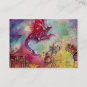 GARDEN VAN DE VERLORENDE SCHADOWS, KNIGHT, HORSE,  VISITEKAARTJE (Achterkant)