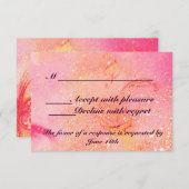 GARDEN VAN DE VERLORENDE SCHADOWS / MAGISCHE BUTTE RSVP KAARTJE (Voorkant / Achterkant)