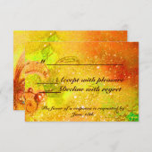 GARDEN VAN DE VERLORENDE SCHADOWS / MAGISCHE BUTTE RSVP KAARTJE (Voorkant / Achterkant)