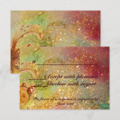 GARDEN VAN DE VERLORENDE SCHADOWS / MAGISCHE BUTTE RSVP KAARTJE (Voorkant / Achterkant)