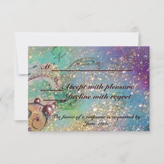 GARDEN VAN DE VERLORENDE SCHADOWS / MAGISCHE BUTTE RSVP KAARTJE (Voorkant)