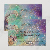 GARDEN VAN DE VERLORENDE SCHADOWS / MAGISCHE BUTTE RSVP KAARTJE (Voorkant / Achterkant)