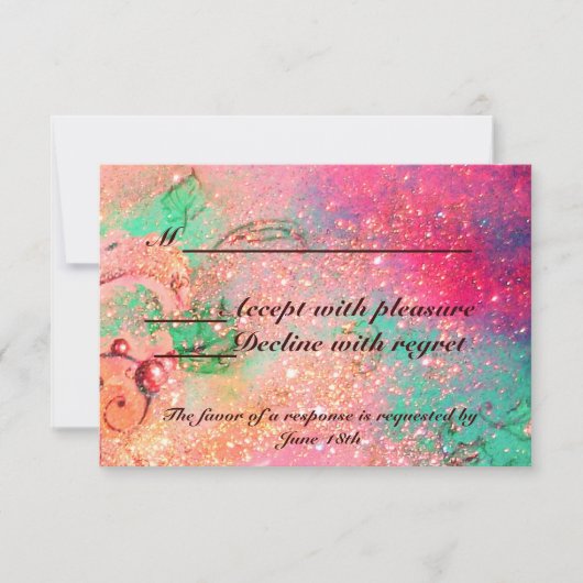 GARDEN VAN DE VERLORENDE SCHADOWS / MAGISCHE BUTTE RSVP KAARTJE (Voorkant)