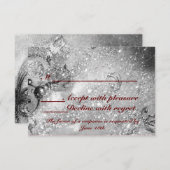 GARDEN VAN DE VERLORENDE SCHADOWS / MAGISCHE BUTTE RSVP KAARTJE (Voorkant / Achterkant)