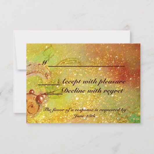 GARDEN VAN DE VERLORENDE SCHADOWS / MAGISCHE BUTTE RSVP KAARTJE (Voorkant)