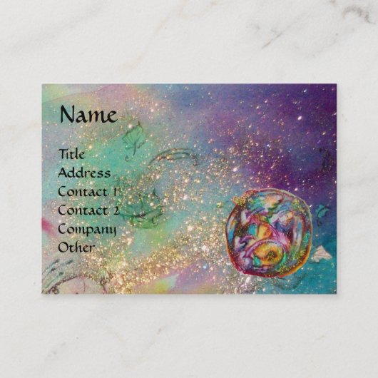 GARDEN VAN DE VERLORENDE SCHADOWS - MAGISCHE BUTTE VISITEKAARTJE (Voorkant)