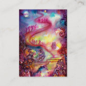 GARDEN VAN DE VERLORENDE SCHADOWS / MAGISCHE STAIR VISITEKAARTJE (Achterkant)