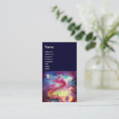 GARDEN VAN DE VERLORENDE SCHADOWS / MAGISCHE STAIR VISITEKAARTJE (Staand voorkant)