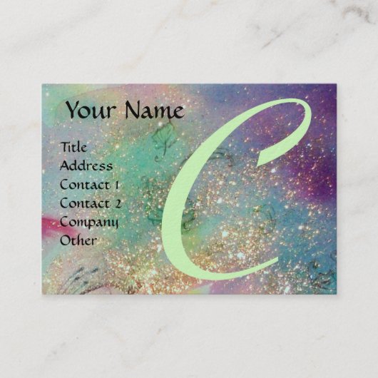 GARDEN VAN DE VERLORENDE SCHADOWS - MONOGRAM VISITEKAARTJE (Voorkant)