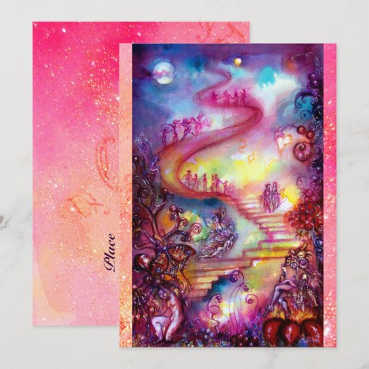 GARDEN VAN DE VERLORENDE SCHADOWS / MYSTISCHE STAI AANKONDIGING (Voorkant / Achterkant)